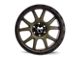 Mamba Offroad Wheels Type M27 Matte Bronze with Black Lip 6-Lug Wheel; 20x9; 0mm Offset (21-24 Bronco, Excluding Raptor)