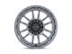 KMC Wrath Matte Anthracite 6-Lug Wheel; 17x8.5; 0mm Offset (21-24 Bronco, Excluding Raptor)