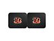 Molded Rear Floor Mats with Cincinnati Bengals Logo (Universal; Some Adaptation May Be Required)