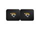 Molded Rear Floor Mats with Jacksonville Jaguars Logo (Universal; Some Adaptation May Be Required)