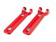 RedRock Tailgate Hinge Trim; Red (21-24 Bronco)