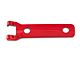 RedRock Tailgate Hinge Trim; Red (21-24 Bronco)