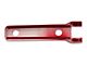 RedRock Tailgate Hinge Trim; Red (21-24 Bronco)