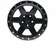 Dirty Life Compound Matte Black 6-Lug Wheel; 17x9; -12mm Offset (21-24 Bronco, Excluding Raptor)