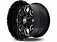 Hardrock Offroad Gunner Gloss Black Milled 6-Lug Wheel; 20x10; -19mm Offset (21-24 Bronco, Excluding Raptor)