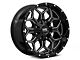 Hardrock Offroad Indestructible Gloss Black Milled 6-Lug Wheel; 20x10; -19mm Offset (21-24 Bronco, Excluding Raptor)