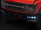 Rough Country Black Series Amber DRL Triple LED Fog Light Kit; Spot Beam (21-24 Bronco w/ Modular Front Bumper)