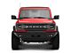 Rough Country Full Width Front Bumper with 20-Inch Black Series LED Light Bar and Black Series Flood and SAE Fog Lights (21-24 Bronco, Excluding Raptor)