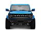 Rough Country High Clearance Front Bumper with 20-Inch Black Series LED Light Bar and Black Series Amber DRL Fog Lights (21-24 Bronco, Excluding Raptor)