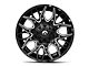 Fuel Wheels Twitch Gloss Black Milled 6-Lug Wheel; 20x9; 1mm Offset (21-24 Bronco, Excluding Raptor)