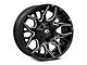 Fuel Wheels Twitch Gloss Black Milled 6-Lug Wheel; 20x9; 1mm Offset (21-24 Bronco, Excluding Raptor)