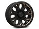 Fuel Wheels Traction Matte Black with Double Dark Tint 6-Lug Wheel; 20x9; 1mm Offset (21-24 Bronco, Excluding Raptor)