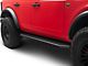 H-Style Running Boards; Black (21-24 Bronco 4-Door)