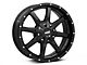 Moto Metal MO970 Gloss Black with Milled Lip 6-Lug Wheel; 20x10; -24mm Offset (21-24 Bronco, Excluding Raptor)