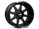 Moto Metal MO970 Gloss Black with Milled Spoke 6-Lug Wheel; 20x12; -44mm Offset (21-24 Bronco, Excluding Raptor)