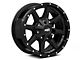 Moto Metal MO970 Gloss Black with Milled Lip 6-Lug Wheel; 17x8; 0mm Offset (21-24 Bronco, Excluding Raptor)