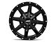 Moto Metal MO970 Gloss Black with Milled Lip 6-Lug Wheel; 17x8; 0mm Offset (21-24 Bronco, Excluding Raptor)