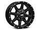 Moto Metal MO970 Gloss Black with Milled Lip 6-Lug Wheel; 17x8; 0mm Offset (21-24 Bronco, Excluding Raptor)