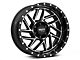 Moto Metal MO985 Breakout Gloss Black Machined 6-Lug Wheel; 20x10; -18mm Offset (21-24 Bronco, Excluding Raptor)