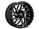 Moto Metal MO985 Breakout Gloss Black Machined 6-Lug Wheel; 20x10; -18mm Offset (21-24 Bronco, Excluding Raptor)