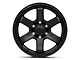 Fuel Wheels Rush Satin Black 6-Lug Wheel; 18x9; 20mm Offset (21-24 Bronco, Excluding Raptor)