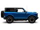 Fab Fours Tube Rock Sliders; Matte Black (21-24 Bronco 2-Door)