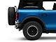 Fab Fours Standard Rear Bumper; Matte Black (21-24 Bronco, Excluding Raptor)