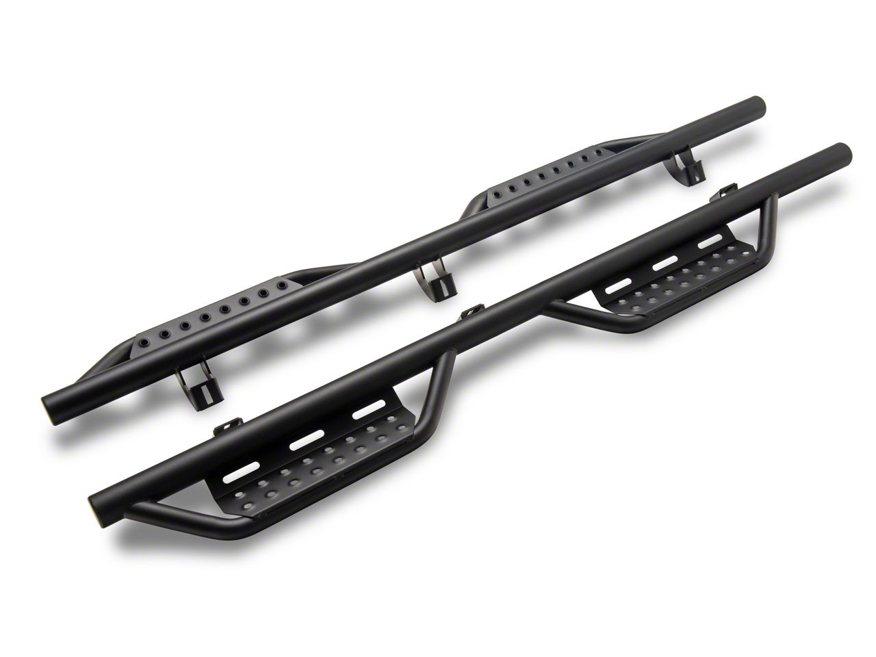 N-Fab Bronco Cab Length RS Nerf Side Step Bars; Textured Black 321417212  (21-24 Bronco 4-Door) - Free Shipping