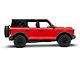 N-Fab Cab Length RS Nerf Side Step Bars; Textured Black (21-24 Bronco 4-Door)