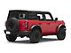 Air Design Wide Fender Flares; Satin Black (21-24 Bronco 4-Door, Excluding Raptor)