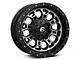 Fuel Wheels Crush Gloss Machined Double Dark Tint 6-Lug Wheel; 18x9; -12mm Offset (21-24 Bronco, Excluding Raptor)