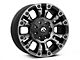 Fuel Wheels Vapor Matte Black Double Dark Tint 6-Lug Wheel; 20x9; 1mm Offset (21-24 Bronco, Excluding Raptor)