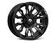 Fuel Wheels Blitz Gloss Black Milled 6-Lug Wheel; 18x9; 1mm Offset (21-24 Bronco, Excluding Raptor)