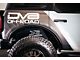 DV8 Offroad Rear Aluminum Inner Fenders; Black (21-24 Bronco, Excluding Raptor)