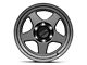 KMC Lobo Matte Anthracite 6-Lug Wheel; 17x8.5; 18mm Offset (21-24 Bronco, Excluding Raptor)