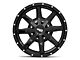 Moto Metal MO970 Gloss Black Milled 6-Lug Wheel; 18x9; 18mm Offset (21-24 Bronco, Excluding Raptor)