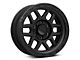 KMC Mesa Satin Black with Gloss Black Lip 6-Lug Wheel; 20x9; 18mm Offset (21-24 Bronco, Excluding Raptor)