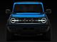 AlphaRex NOVA-Series LED Projector Headlights; Alpha Black Housing; Clear Lens (21-24 Bronco)