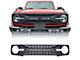 American Modified Tomahawk Grille with Off-Road Lights; Matte Black (21-24 Bronco w/o Forward Facing Camera)