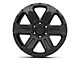 Black Rhino Wanaka Matte Black 6-Lug Wheel; 17x8.5; -18mm Offset (21-24 Bronco, Excluding Raptor)