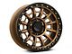 KMC Carnage Matte Bronze with Black Lip 6-Lug Wheel; 17x9; -12mm Offset (21-24 Bronco, Excluding Raptor)