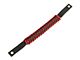 RedRock Paracord Grab Handle; Black and Red (21-24 Bronco)