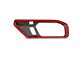 RedRock Inner Door Handle Trim; Gloss Black (21-24 Bronco)