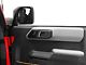 RedRock Inner Door Handle Trim; Matte Black (21-24 Bronco)