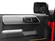 RedRock Inner Door Handle Trim; Matte Black (21-24 Bronco)