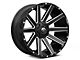 Fuel Wheels Contra Matte Black Milled 6-Lug Wheel; 20x9; 20mm Offset (21-24 Bronco, Excluding Raptor)