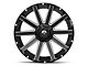 Fuel Wheels Contra Matte Black Milled 6-Lug Wheel; 20x9; 20mm Offset (21-24 Bronco, Excluding Raptor)