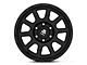 Mammoth 10 Hole Matte Black 6-Lug Wheel; 17x9; -6mm Offset (22-24 Bronco Raptor)