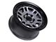 Tremor Wheels 105 Shaker Graphite Grey with Black Lip 6-Lug Wheel; 17x8.5; 0mm Offset (22-24 Bronco Raptor)