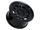 Tremor Wheels 105 Shaker Satin Black 6-Lug Wheel; 17x8.5; 0mm Offset (22-24 Bronco Raptor)